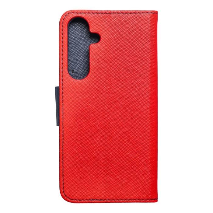 OEM - Galaxy S24 Plus Plånboksfodral Fancy Holster - Röd/Marinblå