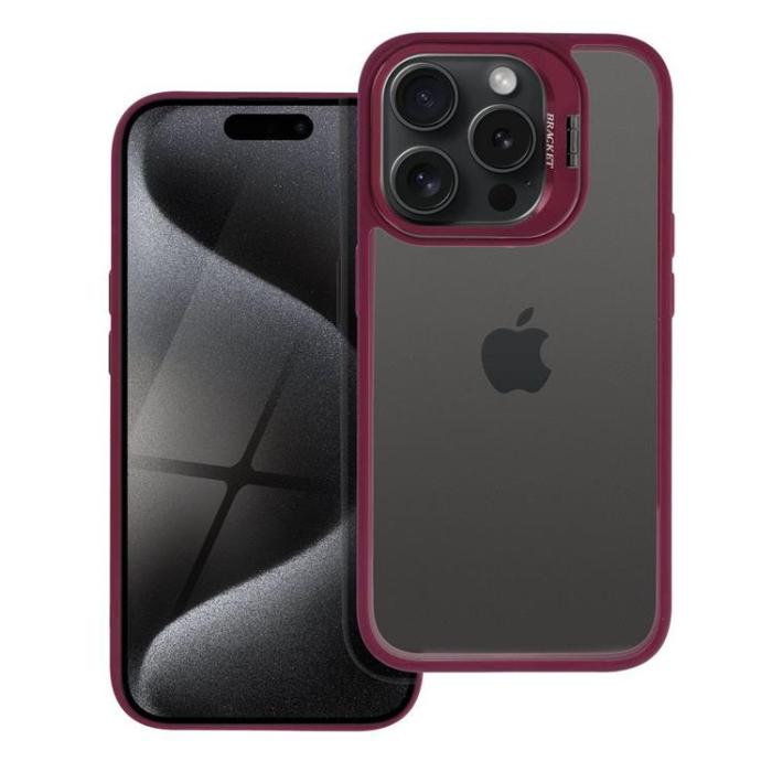 OEM - iPhone 14 Mobilskal Bracket - Mörklila