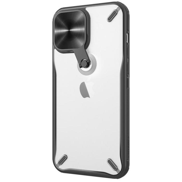 Nillkin - Nillkin Cyclops Foldable Stand Skal iPhone 13 Pro - Svart