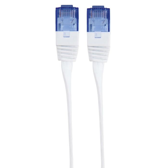 Hama - HAMA Kabel Nätverk CAT6 UTP Flat Vit 10m