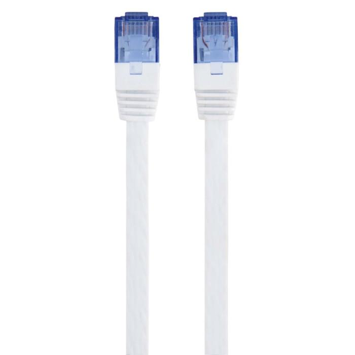 Hama - HAMA Kabel Nätverk CAT6 UTP Flat Vit 5m