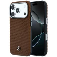 Mercedes - Mercedes Mobilskal f&ouml;r iPhone 17 Pro MagSafe L&auml;der Wood Effect - Kamel