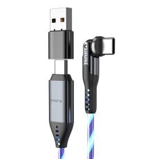 STATIK - STATIK Kabel PowerPivot Pro Glowing LED USB-C Till USB-C 1m