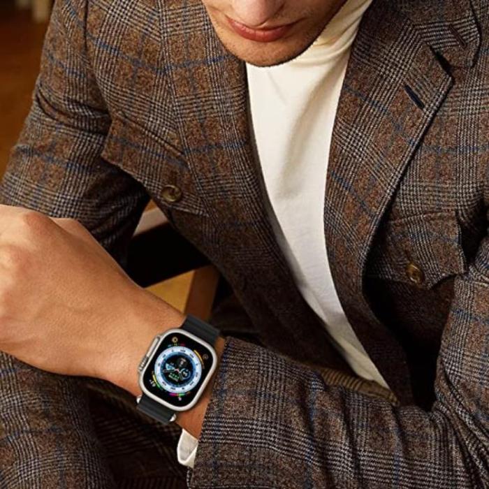 A-One Brand - Apple Watch Ultra/SE/8/7/6/5/4 Band (49/45/44/42mm) Ocean - Svart