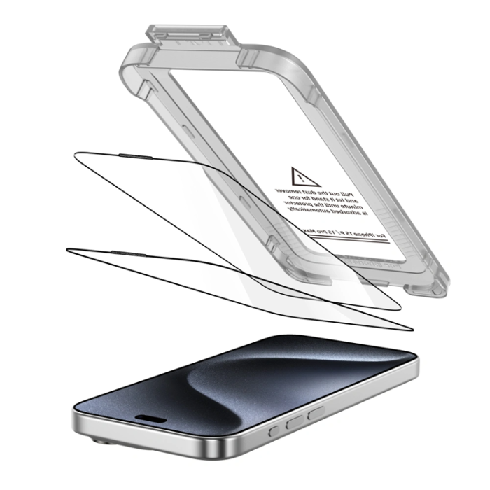 Tech-Protect - [2-PACK] Tech-Protect iPhone 14 Pro Härdat Glas Skärmskydd - Svart