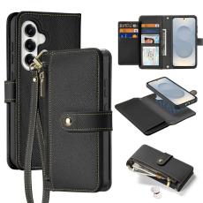 Dux Ducis - Dux Ducis Pl&aring;nboksfodral f&ouml;r Samsung Galaxy S26 &Auml;kta l&auml;der Magnetiskt - Svart