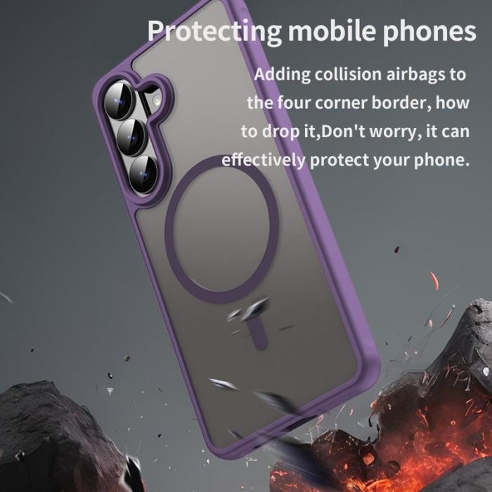 OEM - Mobilskal för Samsung Galaxy S26 Plus Magnetiskt PC + TPU - Lila