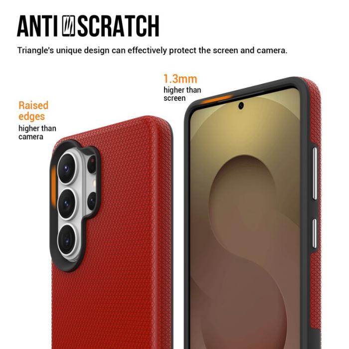 OEM - Mobilskal för Samsung Galaxy S26 Ultra Magnetiskt Shockproof TPU + PC - Röd