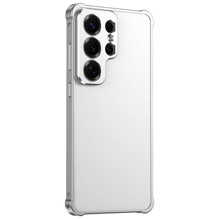 OEM - Mobilskal för Samsung Galaxy S26 Plus Bumper med linsram - Silver