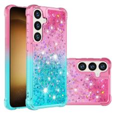 OEM - Mobilskal f&ouml;r Samsung Galaxy S26 Plus TPU - Rosa + Ljusbl&aring;