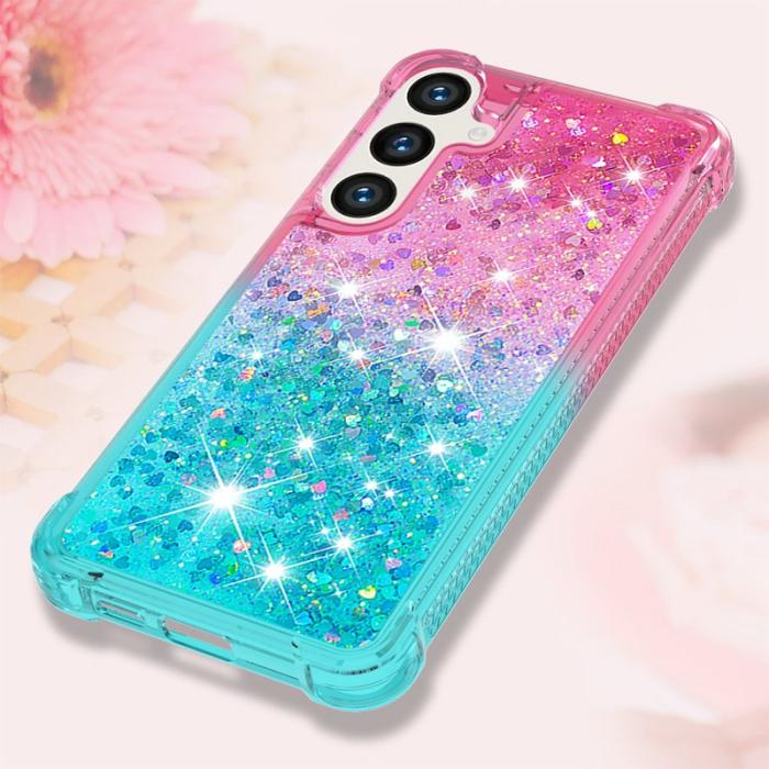 OEM - Mobilskal för Samsung Galaxy S26 Plus TPU - Rosa + Ljusblå