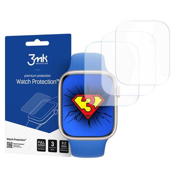 Produktfoto för 3mk Watch Protection ARC+ - Skyddsfilm för Apple Watch 7 45mm (3 st)