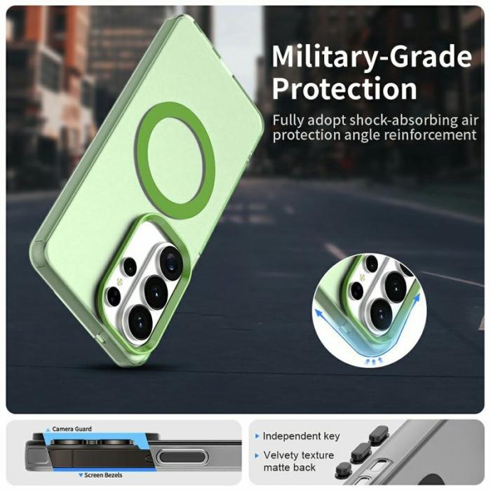 OEM - Mobilskal för Samsung Galaxy S26 Ultra Magnetiskt Anti Drop - Grön