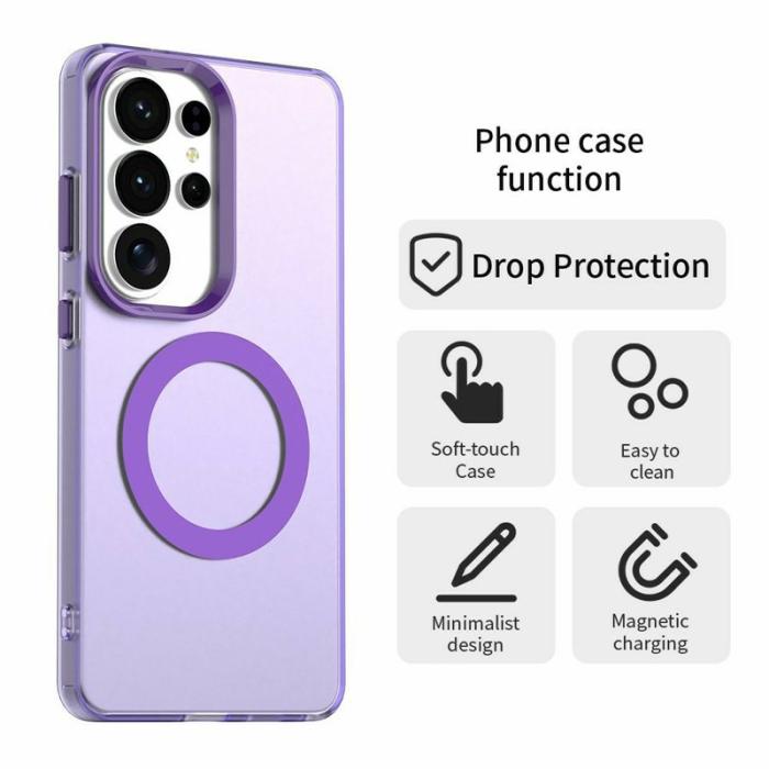 OEM - Mobilskal för Samsung Galaxy S26 Ultra Magnetiskt Anti Drop - Lila