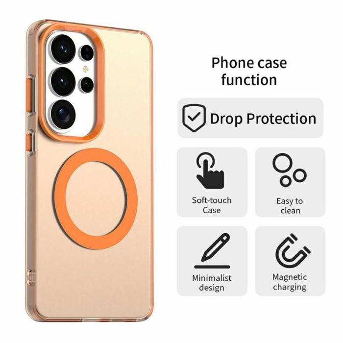 OEM - Mobilskal för Samsung Galaxy S26 Ultra Magnetiskt Anti Drop - Orange