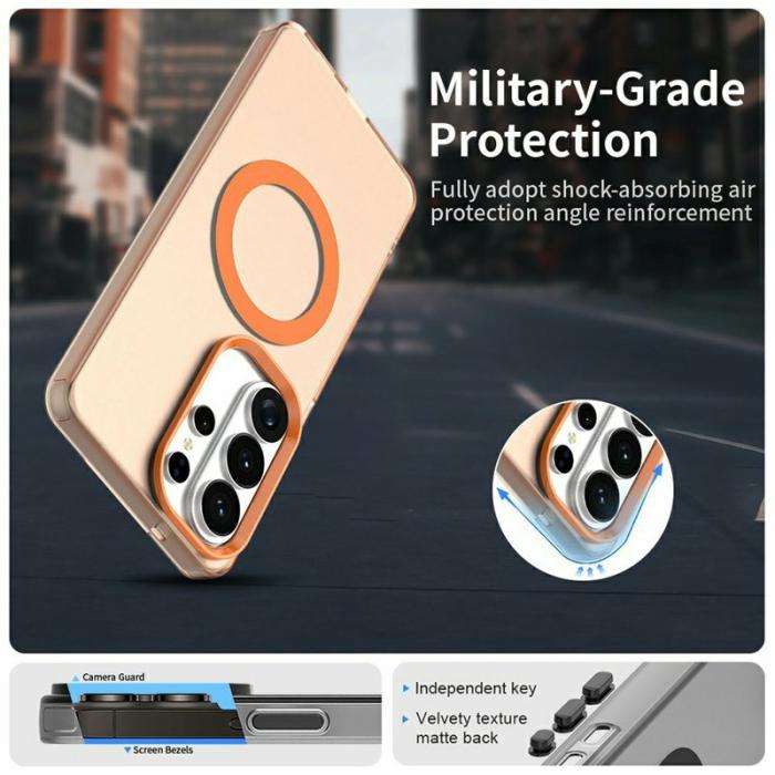 OEM - Mobilskal för Samsung Galaxy S26 Ultra Magnetiskt Anti Drop - Orange