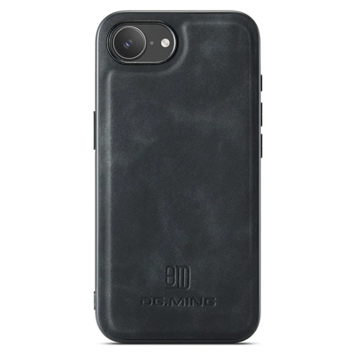 DG.MING - DG.MING iPhone 16e Mobilskal Hybrid Läder - Svart