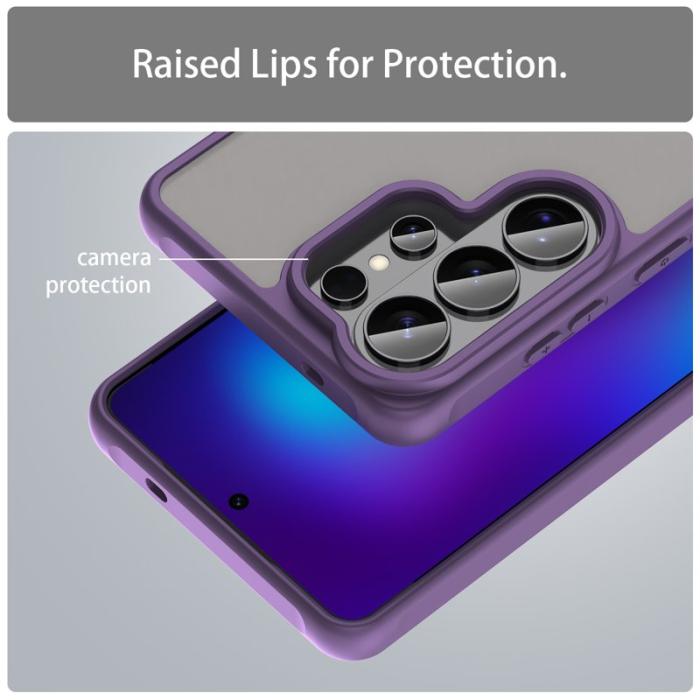 OEM - Mobilskal för Samsung Galaxy S26 Ultra Stötsäker PC + TPU - Lila