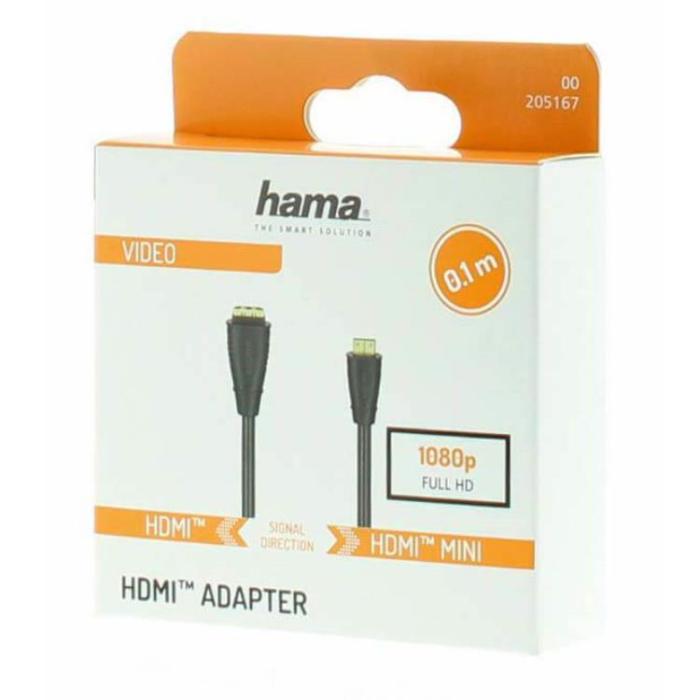 Hama - Hama Adapter HDMI USB-C-A Hane-Hona Guldpläterad - Svart