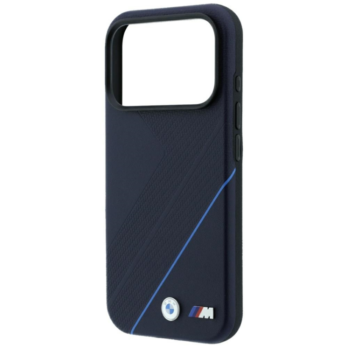 BMW - BMW Mobilskal till iPhone 18 Pro Max/17 Pro Max Magsafe M Tire Track Blue Line