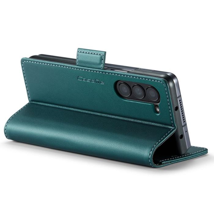 Caseme - CASEME Plånboksfodral Konstläder för Samsung Galaxy Z Fold5 5G - Grön