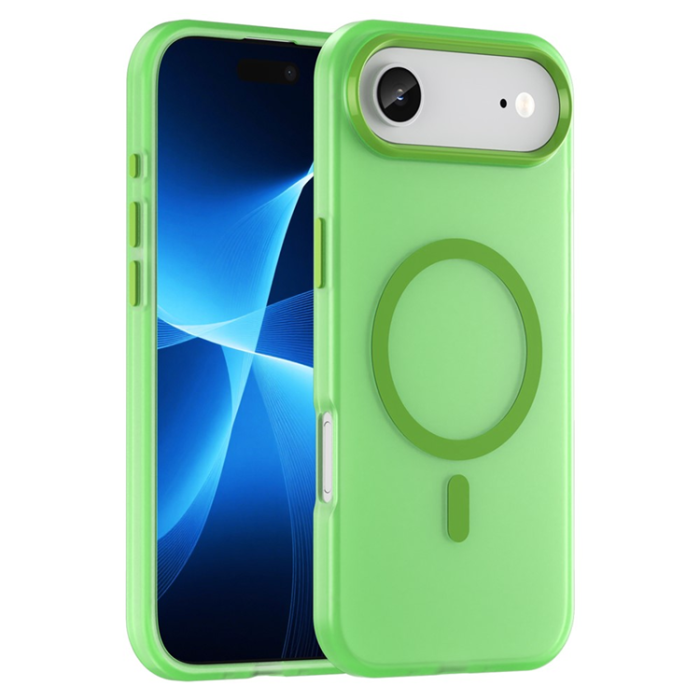 A-One Brand - iPhone 17 Air Mobilskal MagSafe Slim Matte Translucent - Grön