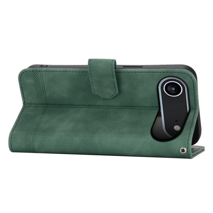 DIERFENG - DIERFENG DF-03 Plånboksfodral för iPhone Air Konstläder - Grön
