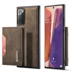 DG.MING - DG.MING M2 Tri-fold Pl&aring;nboksfodral med St&auml;ll f&ouml;r Samsung Galaxy Note20 - Brun