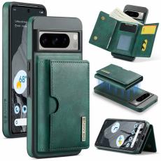 DG.MING - DG.MING M6 Series Konstl&auml;der Pl&aring;nboksfodral f&ouml;r Google Pixel 8 Pro - Gr&ouml;n