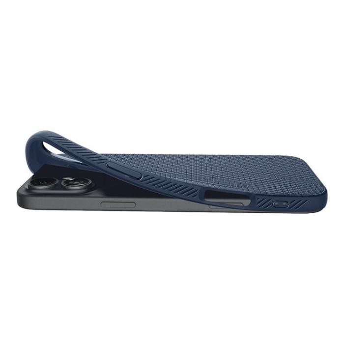 Spigen - Spigen iPhone 16 Mobilskal Liquid Air - Marinblå