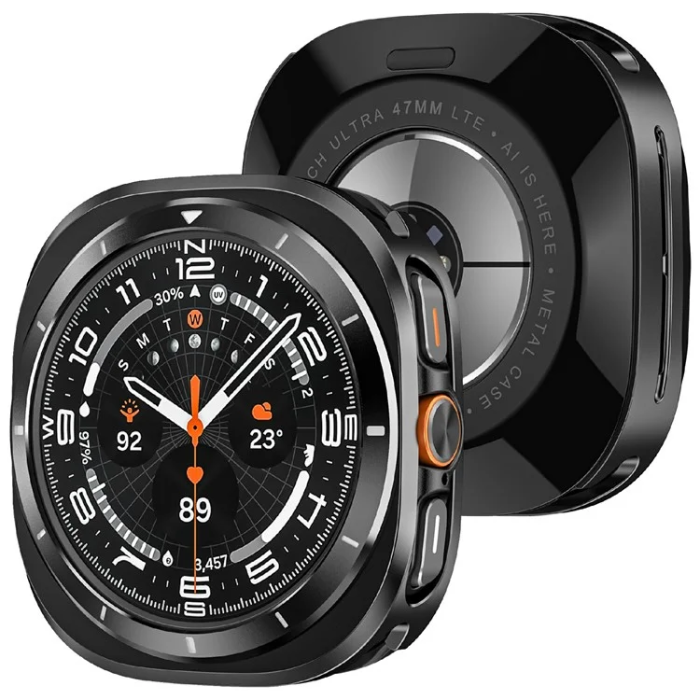 OEM - Galaxy Watch Ultra (47mm) Skal Bumper - Svart/Vit