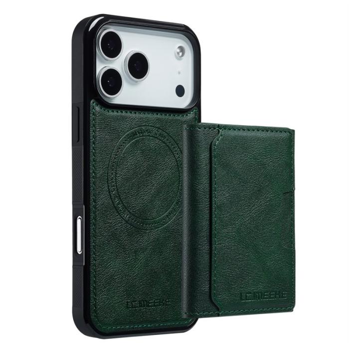 LC.imeeke - LC.IMEEKE L5 iPhone 17 Pro Fodral KonstLäder - Grön