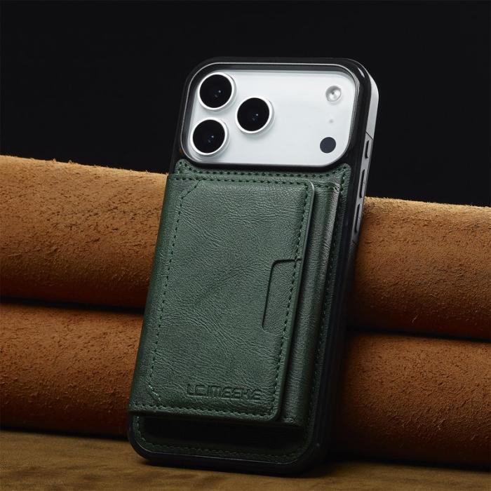 LC.imeeke - LC.IMEEKE L5 iPhone 17 Pro Fodral KonstLäder - Grön