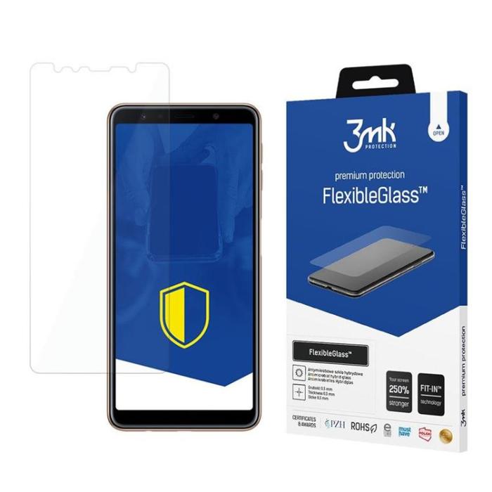 3MK - 3MK Galaxy A7 (2018) Hybrid Okrossbart Glas FlexibleGlass