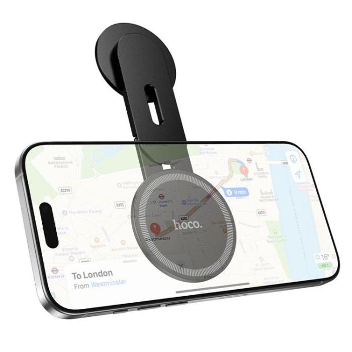 Hoco - Hoco Magnetisk Bilhållare På Baksidan av Skärmen H93 - Svart