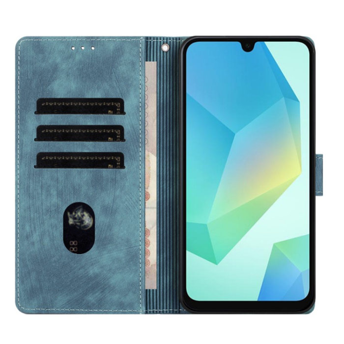 WANLONFENG - WANLONFENG Galaxy A26 Plånboksfodral med 2Pcs Härdat Glas MTL