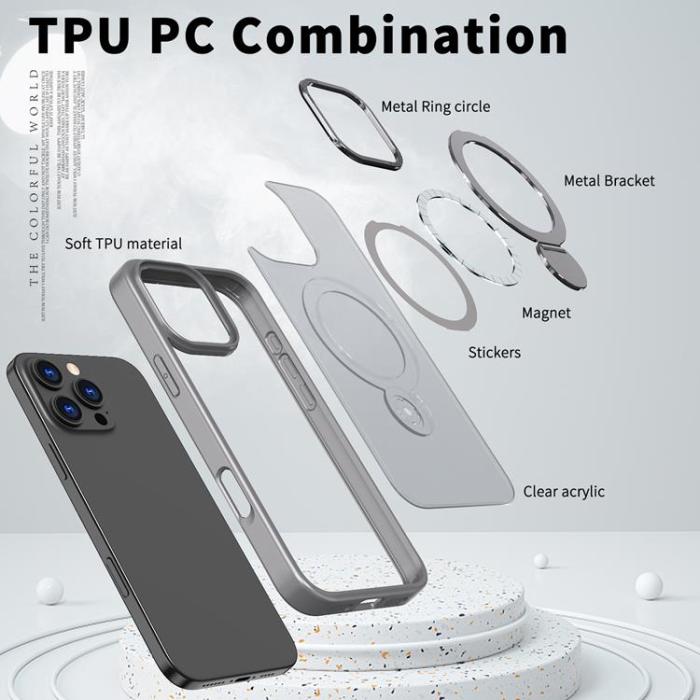 A-One Brand - iPhone 15 Pro Mobilskal MagSafe Rotating Kickstand