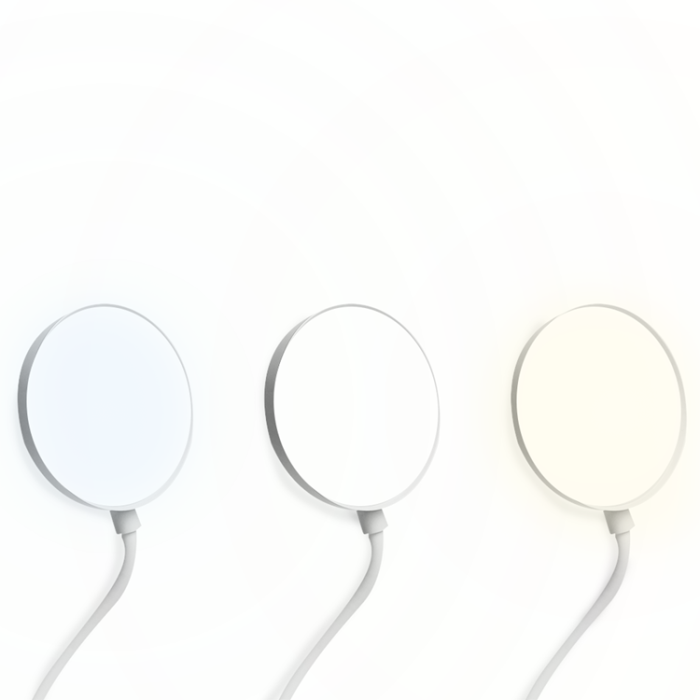 LTC - LTC Skrivbords Trådlös LED-lampa Touch 6W 3000mAh - Vit