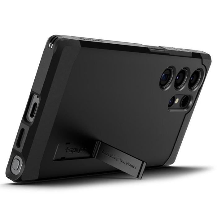 Spigen - Spigen Galaxy S24 Ultra Mobilskal Tough Armor - Svart