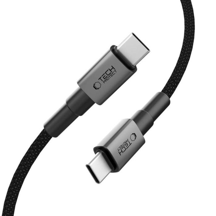 Tech-Protect - Tech-Protect USB-C Till USB-C kabel Ultraboost 25CM 15W - Grå