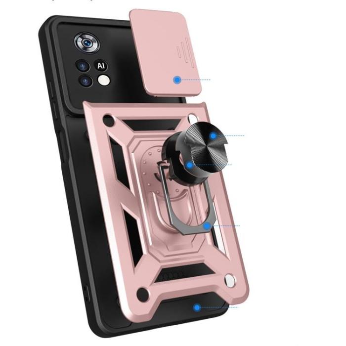 UTGATT - Camshield Pro Skal Xiaomi Poco X4 Pro 5G - Svart