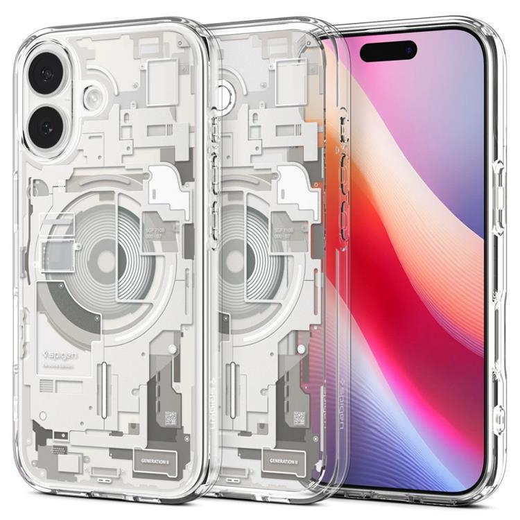 Spigen iPhone 17 Mobilskal Magsafe Ultra Hybrid - Natural Titanium Zero One | 2353 | AlltMobil