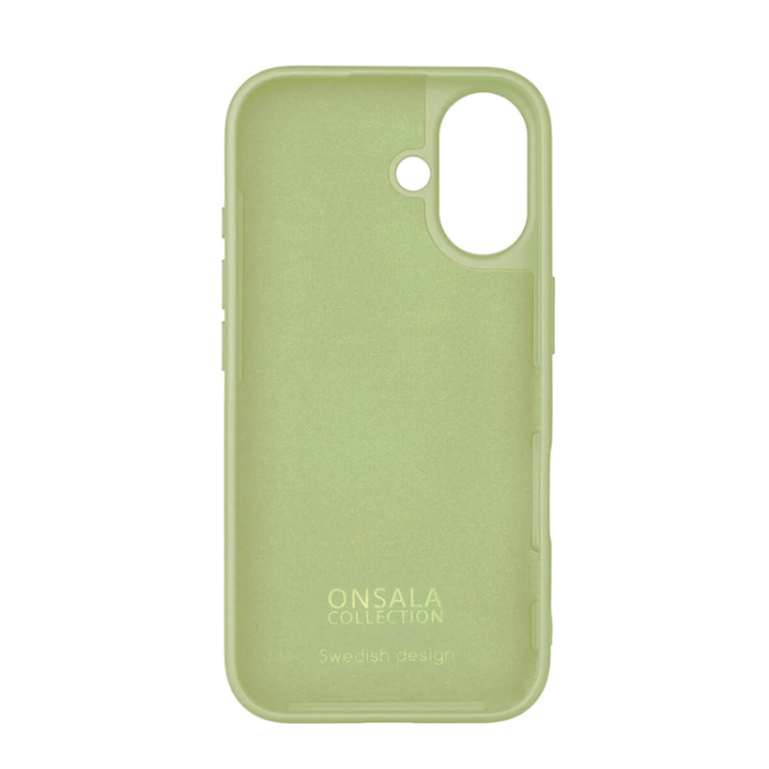 Onsala - Onsala iPhone 16 Mobilskal Silikon - Lime
