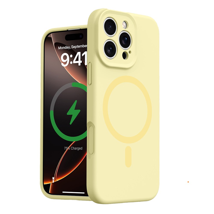 iPhone 16 Pro Mobilskal MagSafe Precise Cutouts - Ljusgul | 2353 | AlltMobil