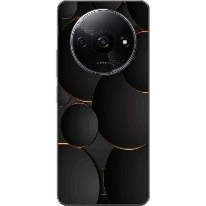iSecrets - Genomskinligt Skal kompatibel med Xiaomi Redmi A3 med Lyxig Cirklar