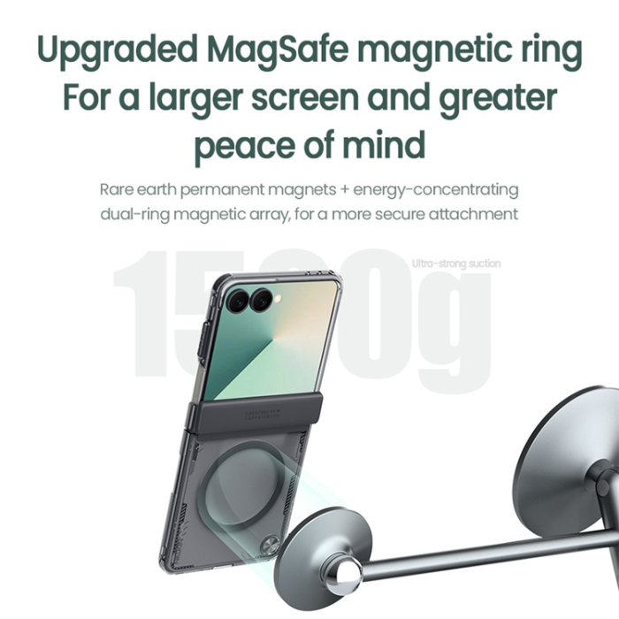 Nillkin - NILLKIN Galaxy Z Flip 7 Mobilskal MagSafe Iceblade - Svart