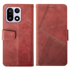 IDEWEI - IDEWEI OnePlus 15 5G Pl&aring;nboksfodral Calf Texture L&auml;der - R&ouml;d