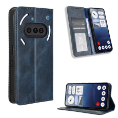 A-One Brand - Nothing Phone (3a) Plånboksfodral Retro Kickstand - Blå