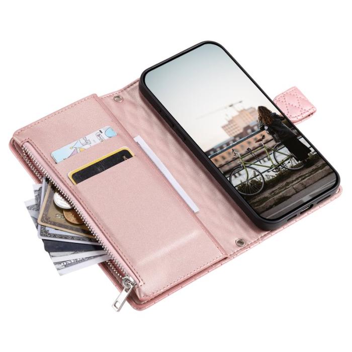 OEM - Glitter Mobilskal till Samsung Galaxy S26 Ultra KonstLäder - Roséguld