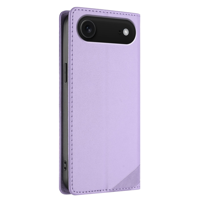 A-One Brand - iPhone 17 Air Plånboksfodral Punk Style Imprinted - Ljuslila